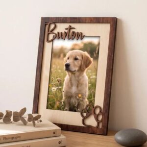 Custom Dog Memorial Photo Frame